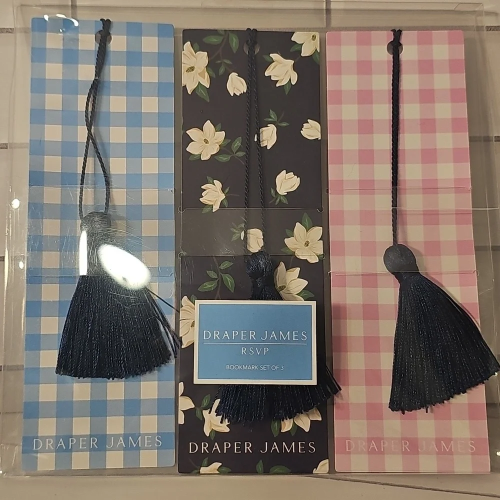 Draper James Bookmark Set with Tassels - Picture 1 of 3